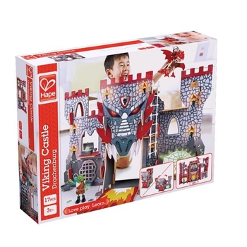 Деревянный игрушечный замок викингов Hape (E3025) - Pampik - 6