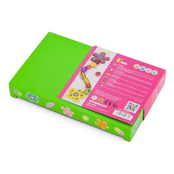 Набор для создания украшений Viga Toys Бусы из цветов (52730) - Pampik - 2