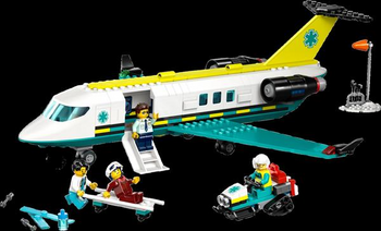 Конструктор LEGO City Літак швидкої медичної допомоги, 403 деталі (60465) - Pampik - 10