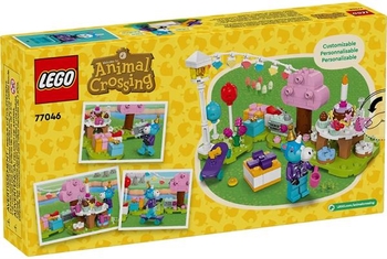 Конструктор LEGO Animal Crossing Вечірка з нагоди дня народження Julian 170 деталей (77046) - Pampik - 9