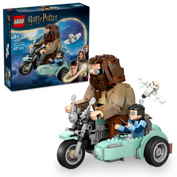 Конструктор LEGO Harry Potter Поїздка Геґріда й Гаррі на мотоциклі 617 деталей (76443) - Pampik - 2