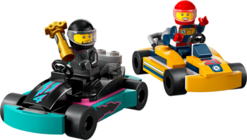 Конструктор LEGO City Картинг і гонщики 99 деталей (60400) - Pampik - 4