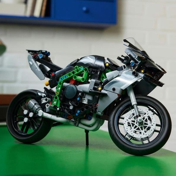 Конструктор LEGO Technic Мотоцикл Kawasaki Ninja H2R 643 деталі (42170) - Pampik - 10