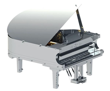 Колекційна модель-конструктор Metal Time Рояль, зі звуком (MT011) - Pampik - 3