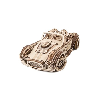 Деревянный механический 3D конструктор Ugears Гоночный автомобиль ДрифтКобра (70161) - Pampik