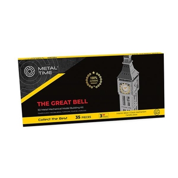 Колекційна модель-конструктор Metal Time The Great Bell Годинникова вежа Біг-Бен настільний годинник (MT077) - Pampik - 2