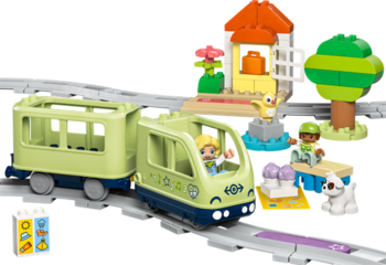 Конструктор LEGO DUPLO Town Інтерактивний пригодницький потяг 57 деталей (10427) - Pampik - 4