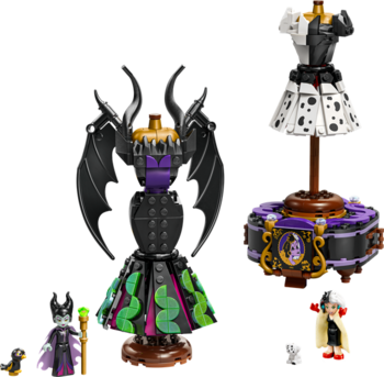 Конструктор LEGO Disney Villains Сукні Малефісенти та Лютелли де Віль, 524 деталі (43262) - Pampik - 4
