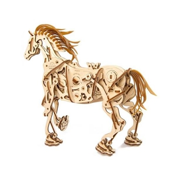 Деревянный механический 3D конструктор Ugears Лошадь-Механоид (70054) - Pampik - 6