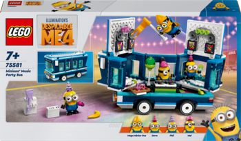 Конструктор LEGO Despicable Me Музичний автобус для вечірок Посіпак 379 деталей (75581) - Pampik - 2