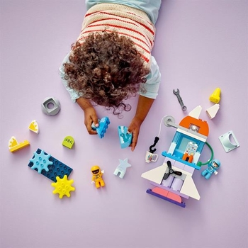 Конструктор LEGO DUPLO Town Пригоди на космічному шаттлі 3-в-1, 58 деталей (10422) - Pampik - 8