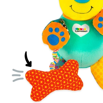 М'яка іграшка-підвіска Lamaze Собачка зі звуком (L27023) - Pampik - 7