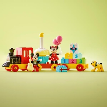 Конструктор LEGO DUPLO Disney Святковий поїзд Міккі та Мінні 22 деталі (10941) - Pampik - 4