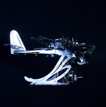 Колекцiйна модель-конструктор Metal Time Celestial Hercules Spruce Goose H-4 Aircraft Літак механічний (MT100) - Pampik - 8