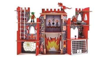 Деревянный игрушечный замок викингов Hape (E3025) - Pampik - 13