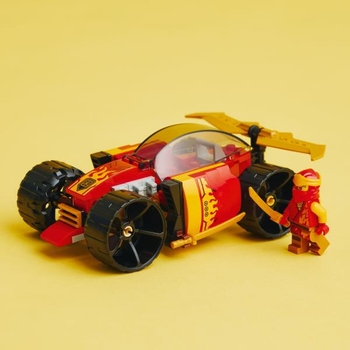 Конструктор LEGO NINJAGO Гоночний автомобіль ніндзя Кая ЕВО 94 деталі (71780) - Pampik - 6