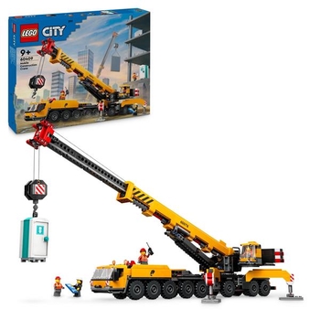 Конструктор LEGO City Жовтий пересувний будівельний кран 1116 деталей (60409) - Pampik