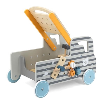 Деревянная машинка с инструментами PolarB (44066) - Pampik - 2