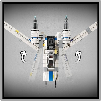 Конструктор LEGO Star Wars Повстанський винищувач U-Wing, 594 деталі (75399) - Pampik - 7