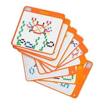 Деревянная настольная игра Viga Toys Мозаика и лудо (59990) - Pampik - 4