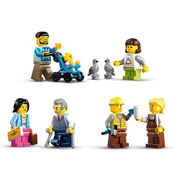 Конструктор LEGO City Центральний залізничний вокзал, 752 деталі (60469) - Pampik - 7