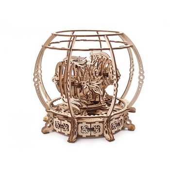 Деревянный механический 3D конструктор Ugears Аквариум (70155) - Pampik - 2