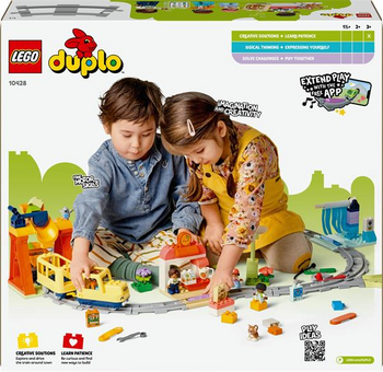 Конструктор LEGO DUPLO Town Большой интерактивный общественный поезд 103 детали (10428) - Pampik - 3