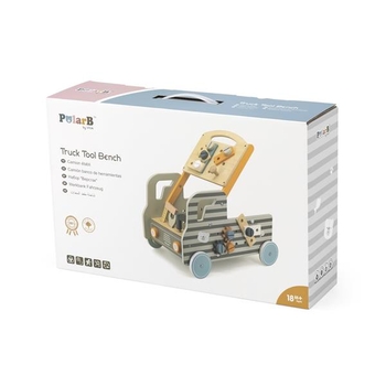 Деревянная машинка с инструментами PolarB (44066) - Pampik - 9