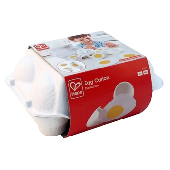 Іграшкові продукти Hape Дерев'яні яйця в лотку (E3156) - Pampik - 3