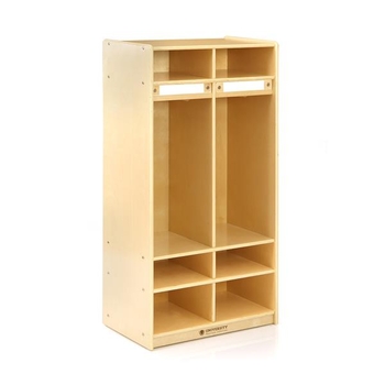 Дитяча шафа University 2-секційна відкрита (U12102) - Pampik