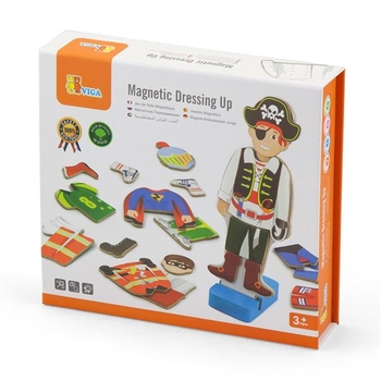 Набор магнитов Viga Toys Гардероб мальчика (50021) - Pampik - 2