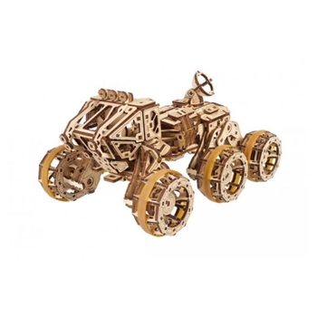 Дерев'яний механічний 3D конструктор Ugears Пілотований марсохід, 562 деталі (70206) - Pampik - 3