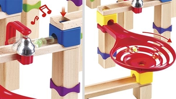 Конструктор-лабиринт Hape Marble Run Трюки и повороты 129 эл. (E1100) - Pampik - 11