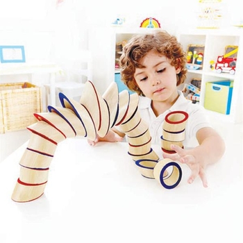 Головоломка из бамбука Hape Totter Tower Башня (E5524) - Pampik - 3