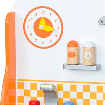 Детская кухня Viga Toys из дерева с посудой (50957FSC) - Pampik - 6