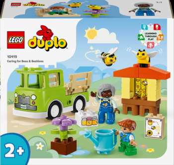 Конструктор LEGO DUPLO Town Догляд за бджолами й вуликами 22 деталі (10419) - Pampik