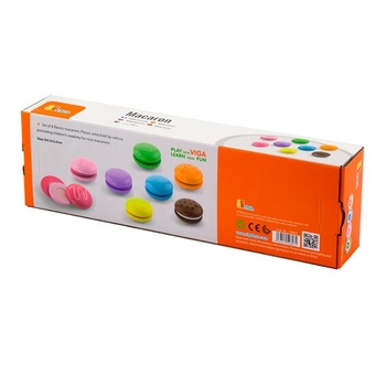 Игрушечные продукты Viga Toys Печенье макароны из дерева 8 шт. (50807) - Pampik - 3