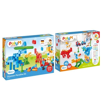 Конструктор PolyM Рай для динозаврів 200 деталей (760009) - Pampik - 11