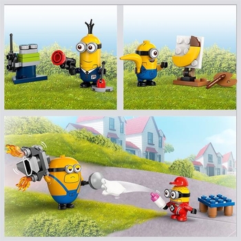 Конструктор LEGO Despicable Me 4 Посіпаки й банановий автомобіль 136 деталей (75580) - Pampik - 7