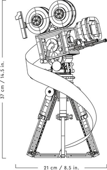 Конструктор LEGO Disney Кінокамера вшанування Волта Діснея 811 деталей (43230) - Pampik - 10