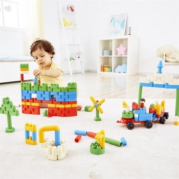 Конструктор PolyM Рай для динозаврів 200 деталей (760009) - Pampik - 4