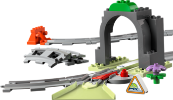Конструктор LEGO DUPLO Залізничний тунель і колії дод. набір 20 деталей (10425) - Pampik - 4