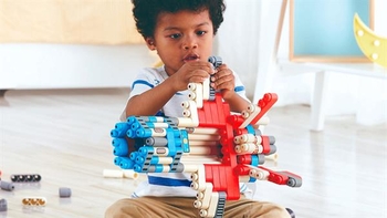 Конструктор PolyM Приключенческая ракета, 138 деталей (760025) - Pampik - 9