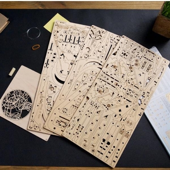 Деревянный механический 3D конструктор Ugears Призрак Киева (70191) - Pampik - 8