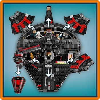 Конструктор LEGO Star Wars Темний сокіл 1579 деталей (75389) - Pampik - 5