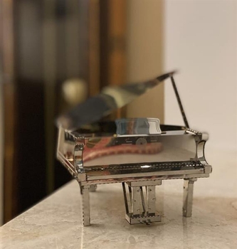 Колекційна модель-конструктор Metal Time Рояль, зі звуком (MT011) - Pampik - 9