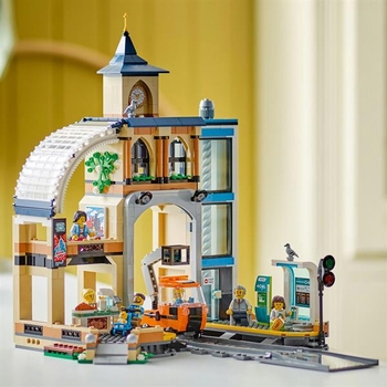 Конструктор LEGO City Центральний залізничний вокзал, 752 деталі (60469) - Pampik - 8