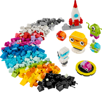 Конструктор LEGO Classic Творчі космічні об'єкти 450 деталей (11037) - Pampik - 2