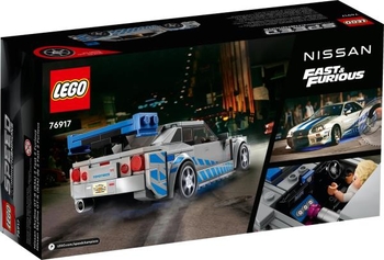 Конструктор LEGO Speed Champions Подвійний форсаж Nissan Skyline GT-R R34, 319 деталей (76917) - Pampik - 8