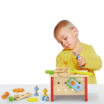 Деревянный игровой набор Viga Toys Верстак с инструментами (51621) - Pampik - 4